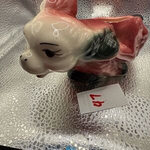 Shawnee running Donke Ceramic Planter Red and Green